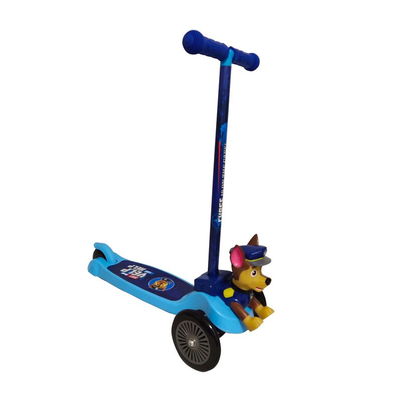 Paw Patrol Deluxe Tri Scooter – Blau, Kinderroller Mit 3 Rädern, Für Kleine Retter Ab 3 Jahren