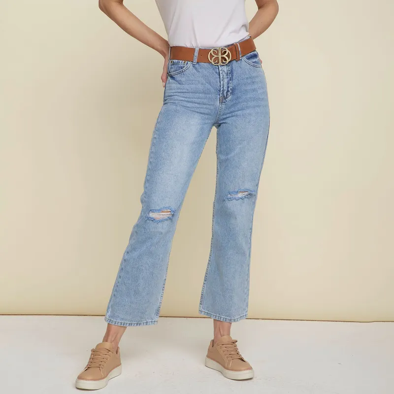 APOLOGY - Jeans Mom Tiro Medio Mujer&Nbsp;Cecilia Bolocco Para Apology