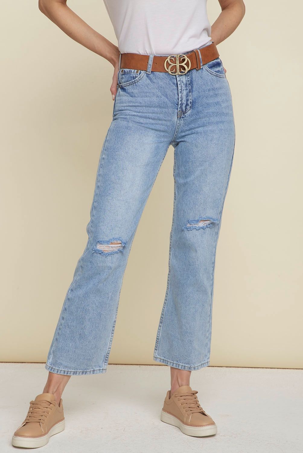 APOLOGY - Jeans Mom Tiro Medio Mujer&Nbsp;Cecilia Bolocco Para Apology