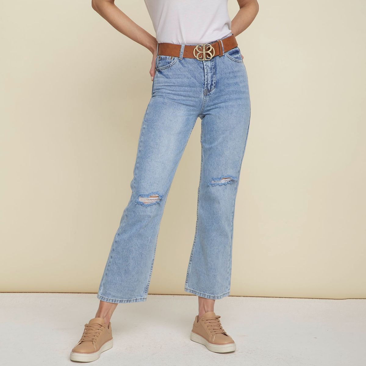 APOLOGY - Jeans Mom Tiro Medio Mujer&Nbsp;Cecilia Bolocco Para Apology