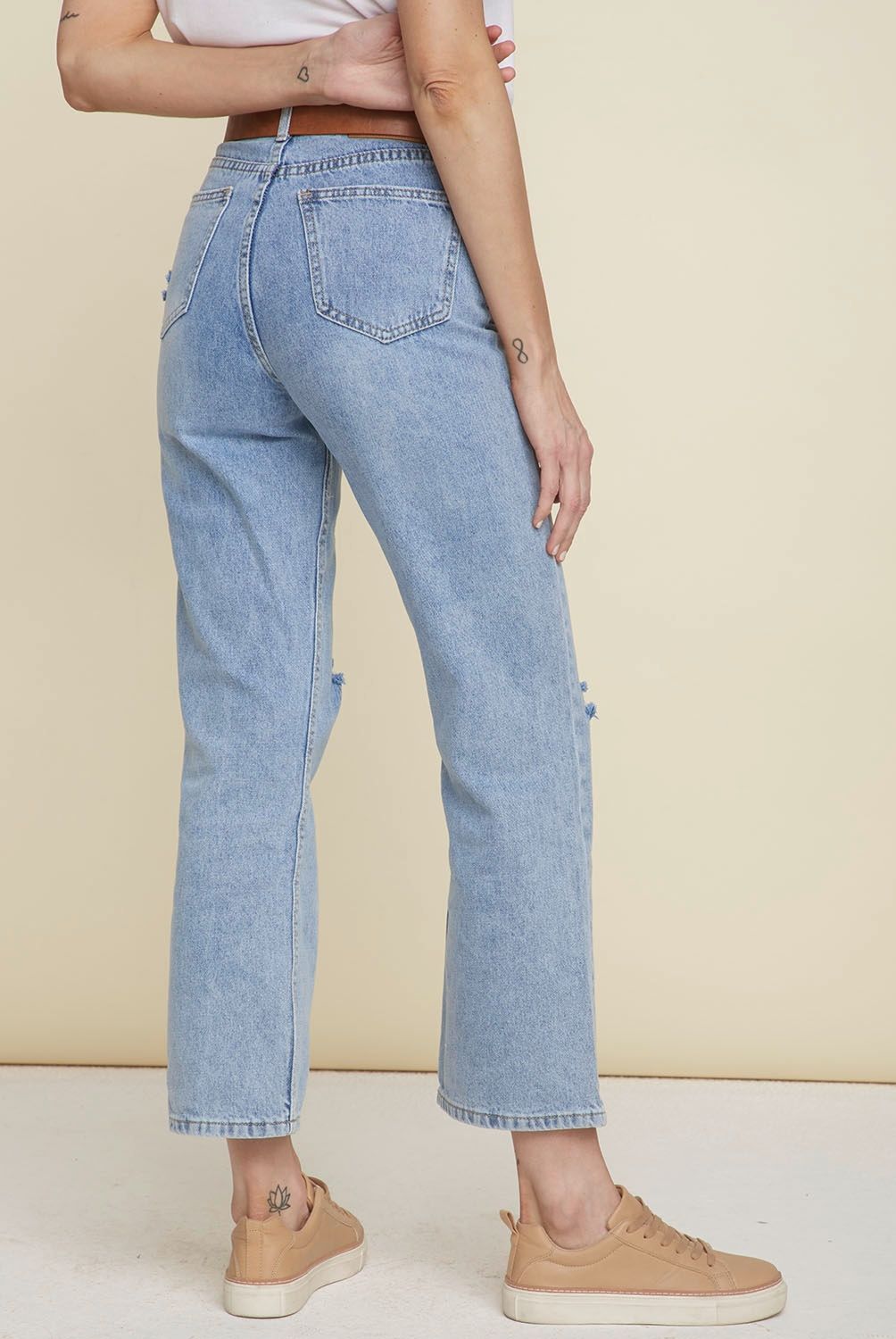 APOLOGY - Jeans Mom Tiro Medio Mujer&Nbsp;Cecilia Bolocco Para Apology