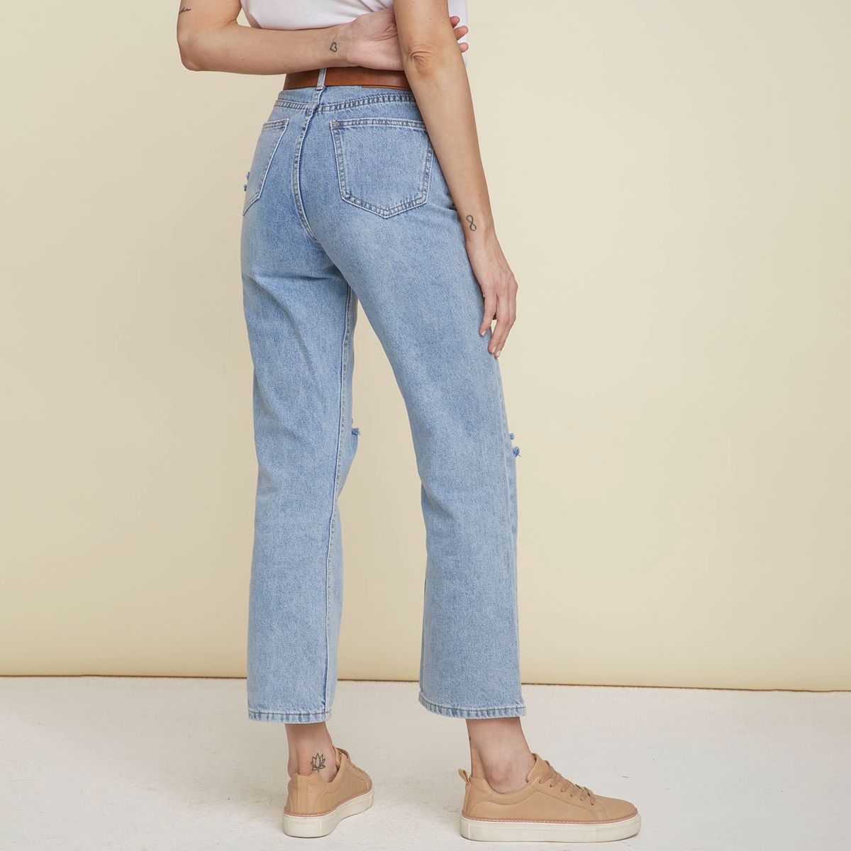 APOLOGY - Jeans Mom Tiro Medio Mujer&Nbsp;Cecilia Bolocco Para Apology