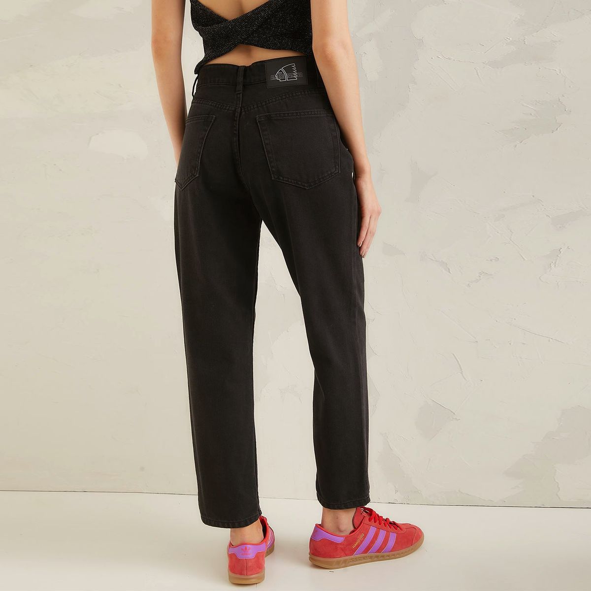 AMERICANINO - Jeans Americanino Mom Tiro Alto Mujer Algodón Casual