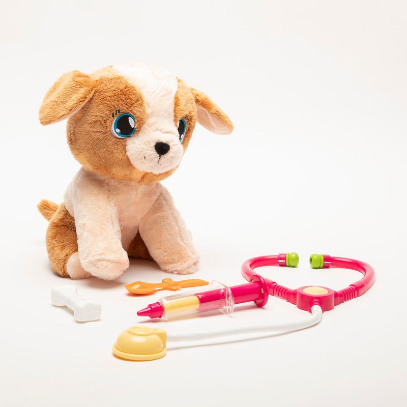 FUNTASTIC PETS - Peluche Interactivo + Set De Veterinario Funtastic Pets