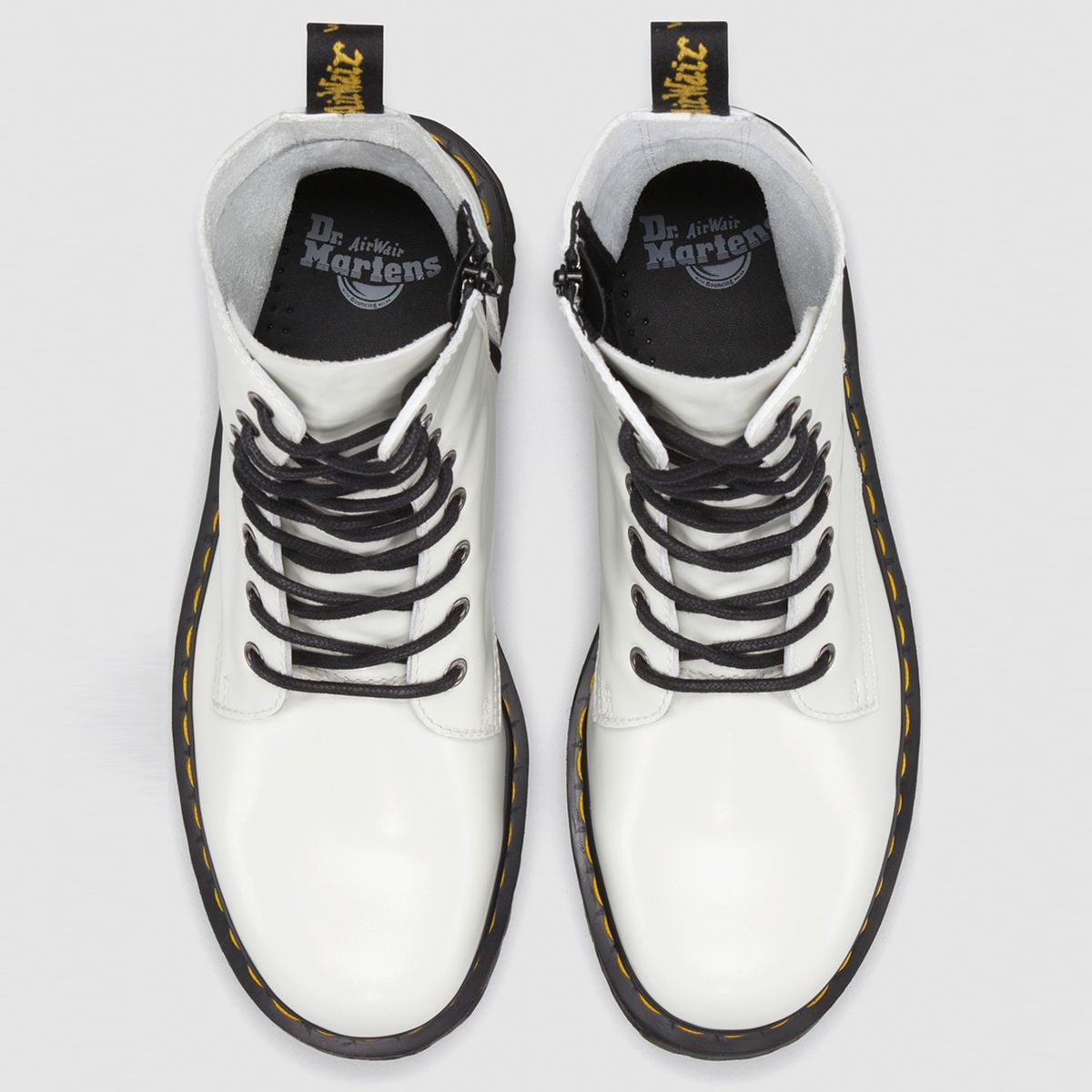 DR MARTENS - Dr Martens Jadon Botín Mujer Cuero Blanco