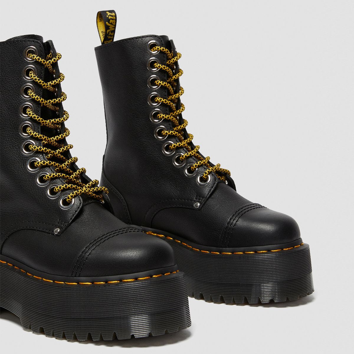 DR MARTENS - Dr Martens Sinclair Hi Max Botín Mujer Cuero Negro