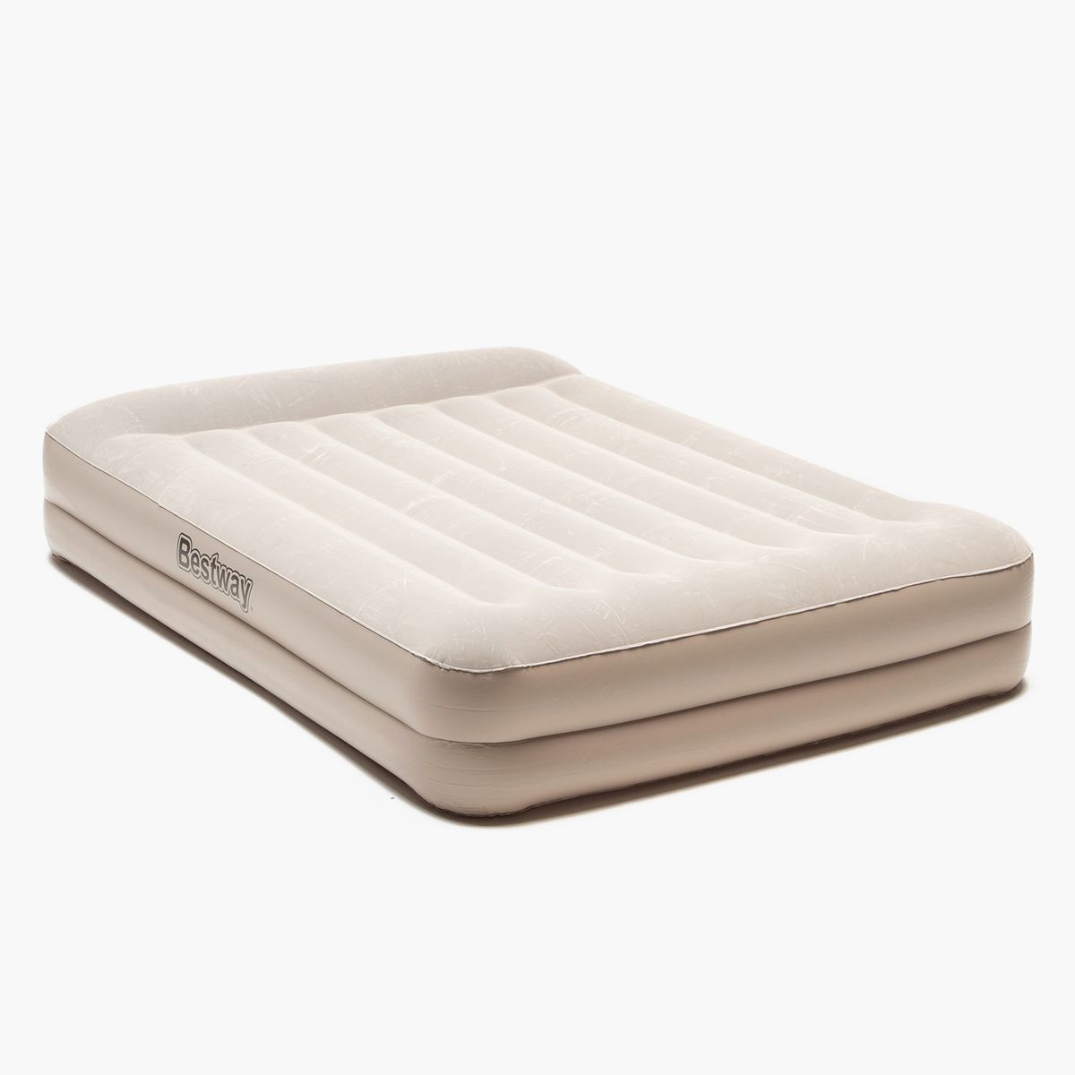 BESTWAY - Colchoneta Inflable 2 Plazas Con Inflador Eléctrico Bestway