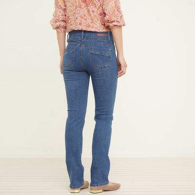 Imagen 2 del producto Jeans Straight Tiro Medio Mujer