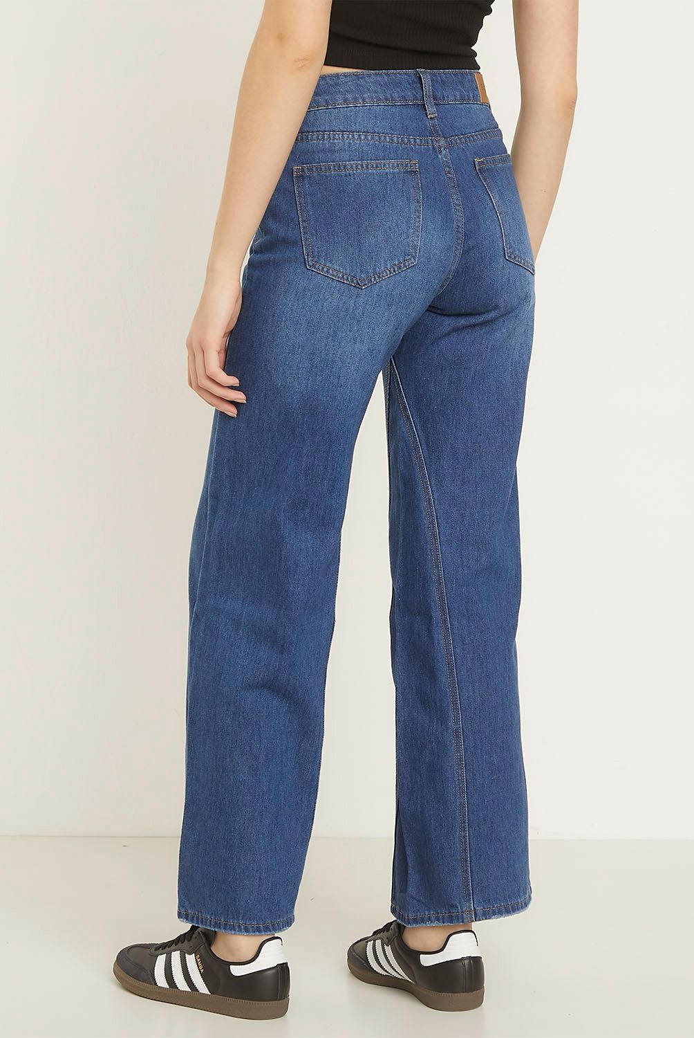 SYBILLA - Jeans Sybilla Wide Leg Naomi Tiro Alto Mujer Algodón
