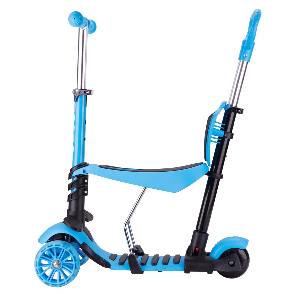 SCOOP - Scooter 3 En 1 Fluor Con Respaldo Y Luces