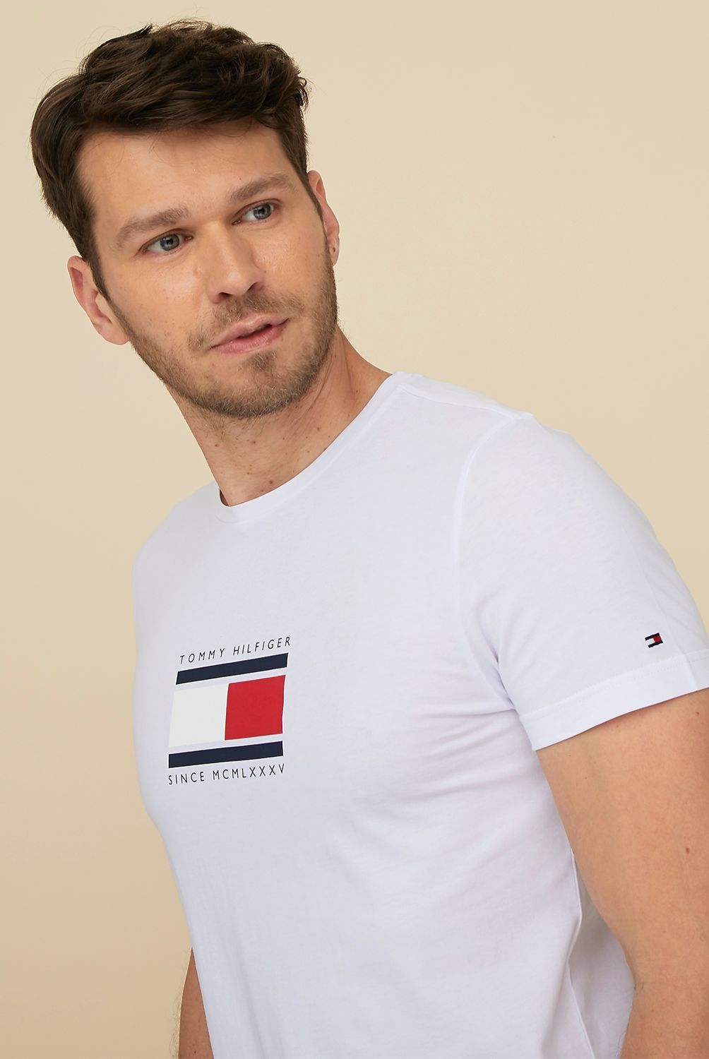 TOMMY HILFIGER - Tommy Hilfiger Polera Manga Corta Hombre