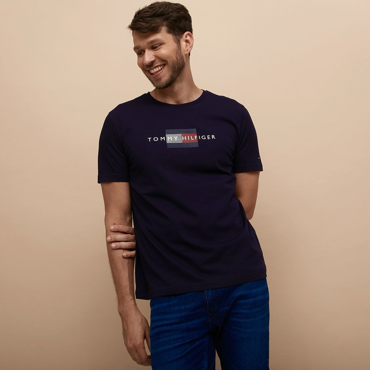 TOMMY HILFIGER - Tommy Hilfiger Polera Manga Corta Hombre