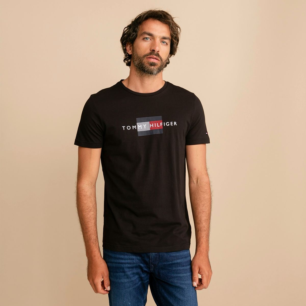 TOMMY HILFIGER - Tommy Hilfiger Polera Manga Corta Hombre