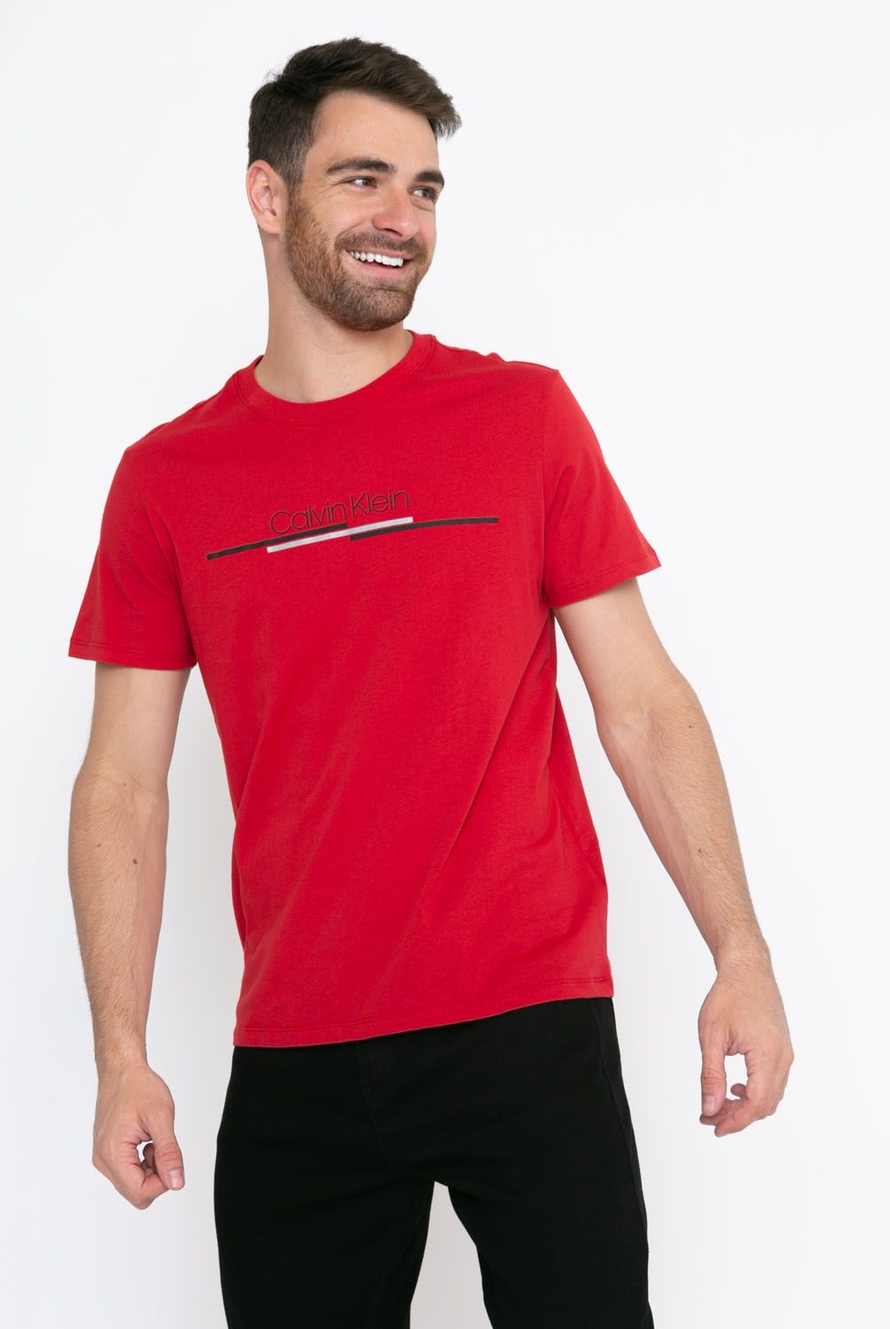 CALVIN KLEIN - Polera Manga Corta Hombre