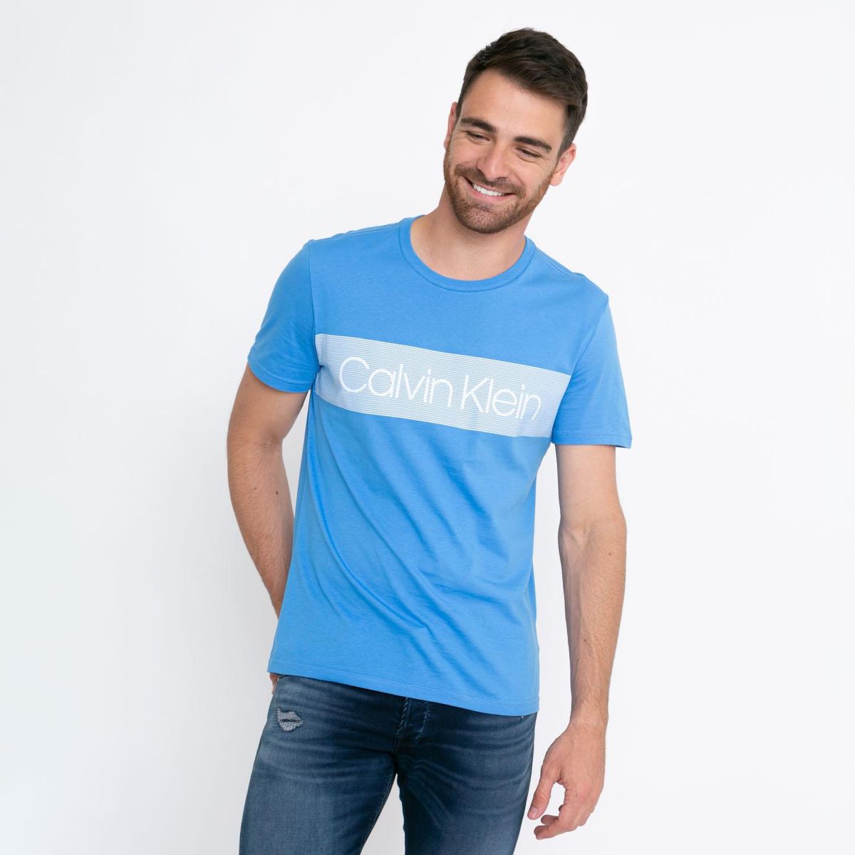 CALVIN KLEIN - Polera Manga Corta Hombre