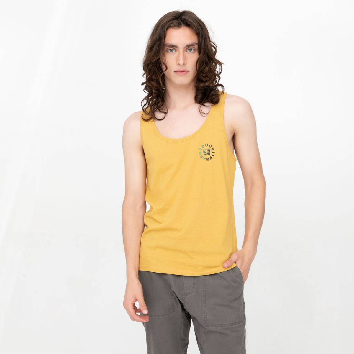 DOO AUSTRALIA - Polera Musculosa Sin Mangas Algodón Hombre Doo Australia