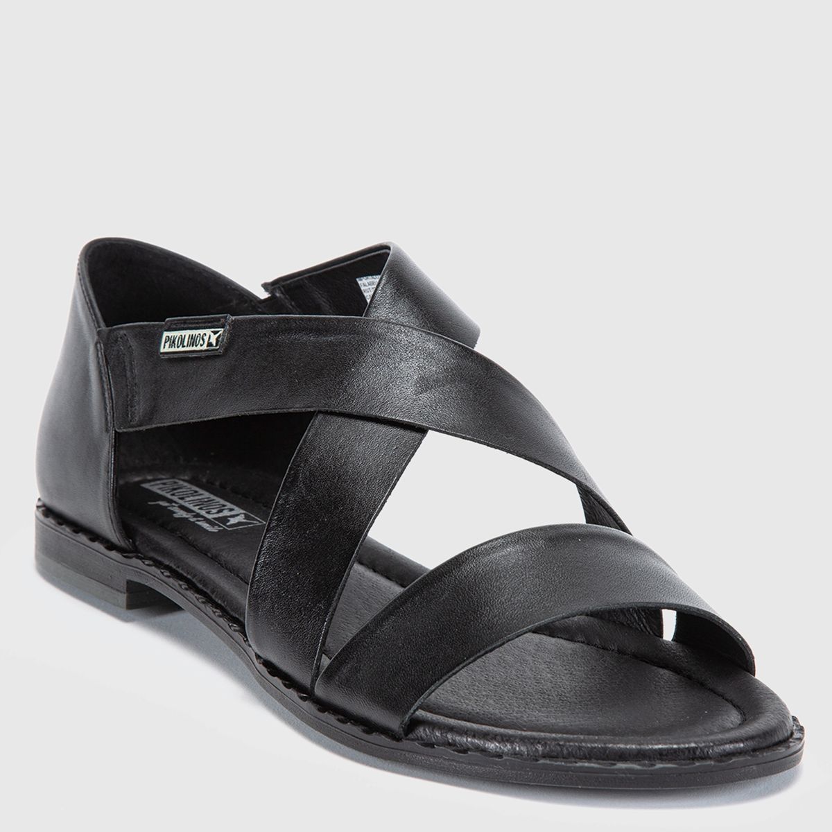 PIKOLINOS - Sandalia Mujer Cuero Negro