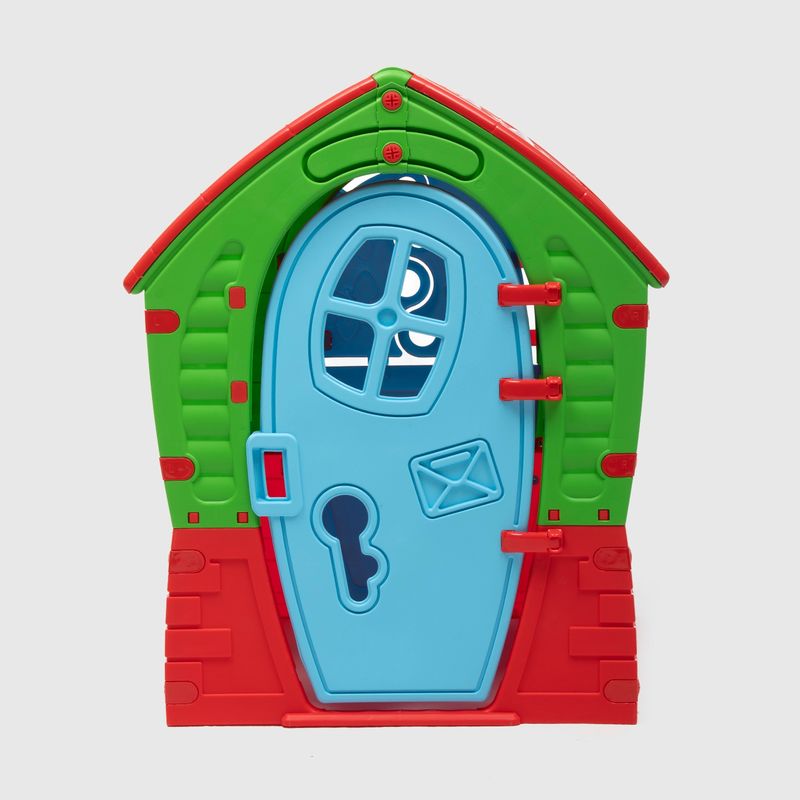 PAL PLAY - Casa De Muñecas Roja Verde y Azul