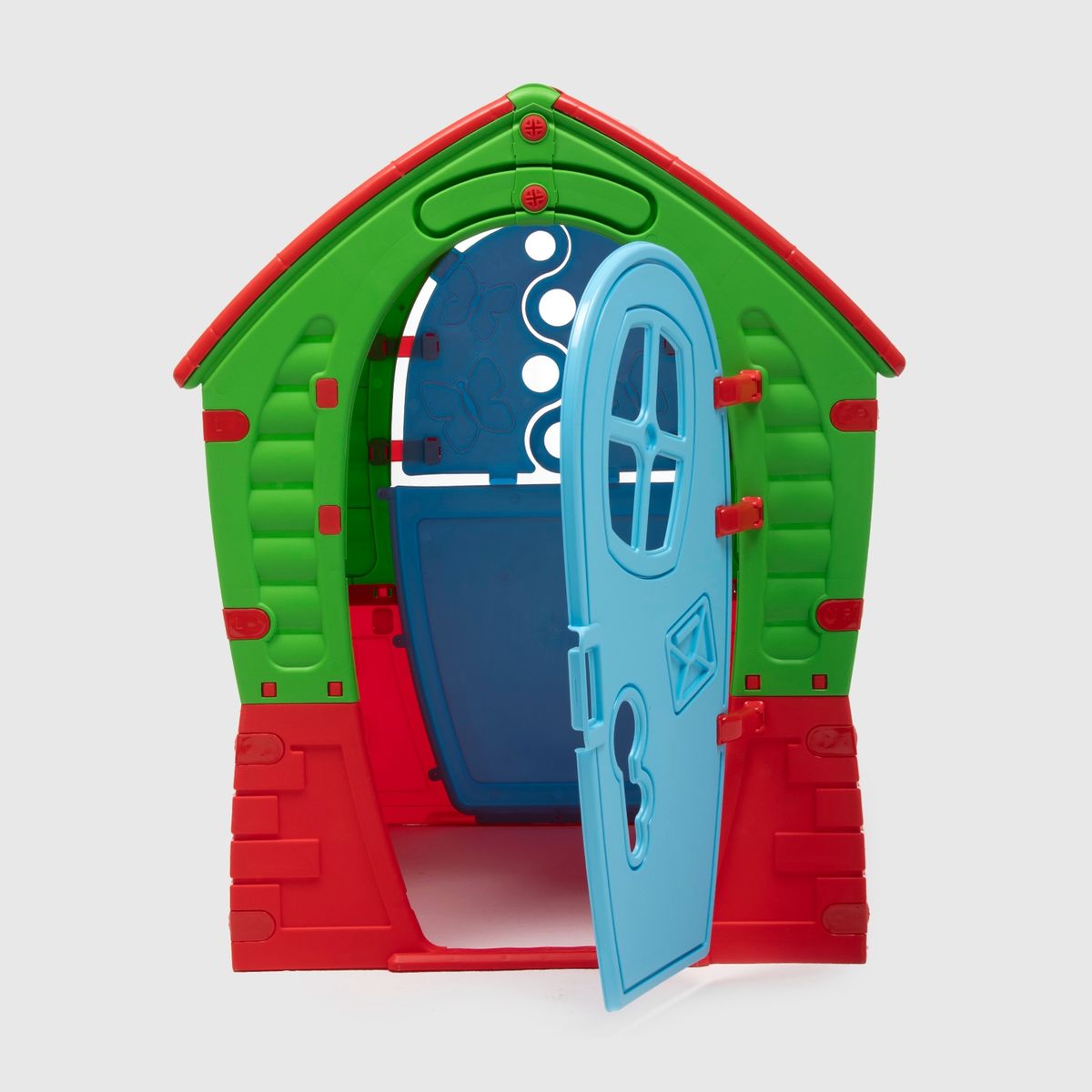 PAL PLAY - Casa De Muñecas Roja Verde y Azul