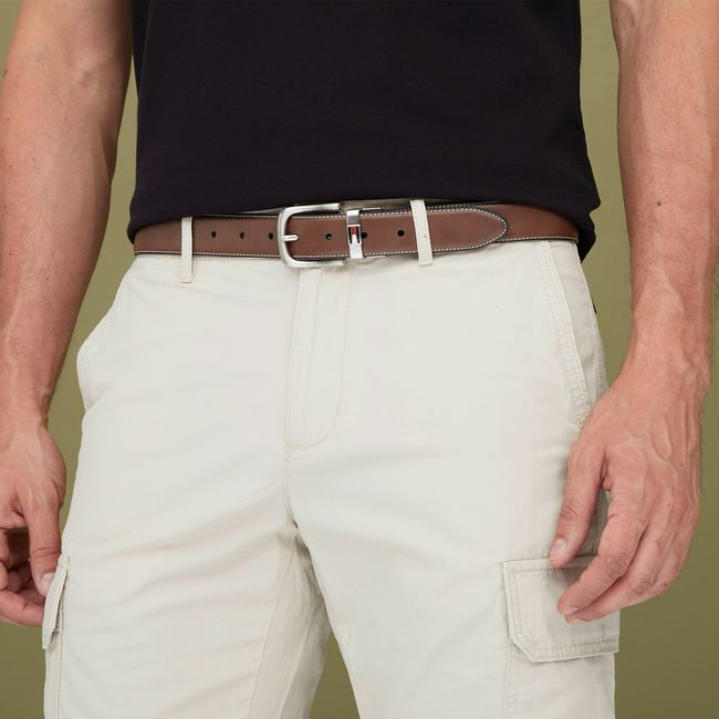 TOMMY HILFIGER - Cinturón Hombre Cuero Tommy Hilfiger