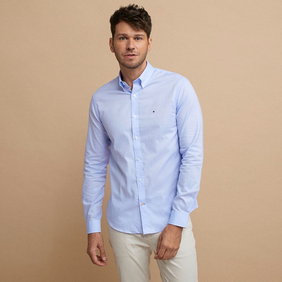 TOMMY HILFIGER - Tommy Hilfiger Camisa Manga Larga Hombre
