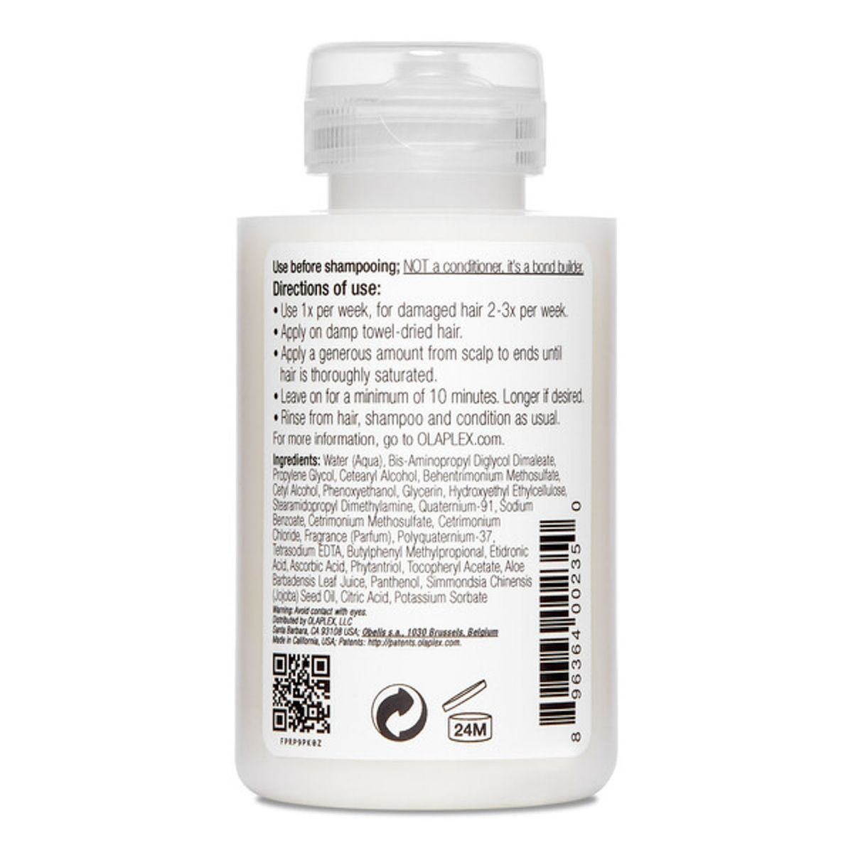 OLAPLEX - OLAPLEX Crema de tratamiento Capilar N°3 Hair Perfector 100ml