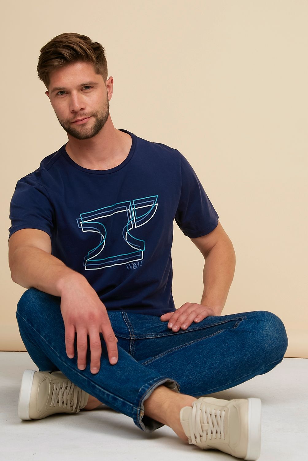 WOLF&HANK - Polera Manga Corta Algodón Premium Hombre Wolf&Hank