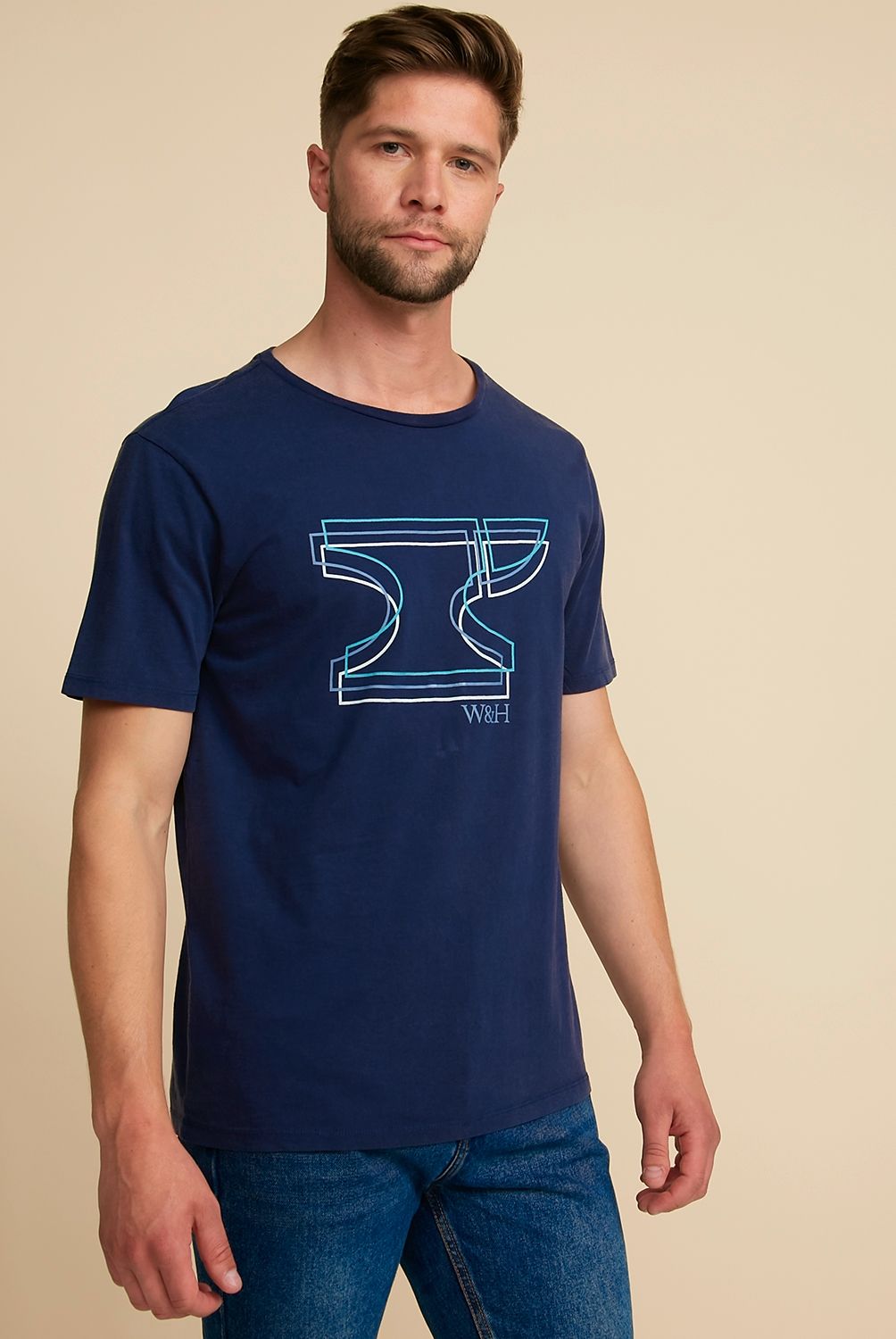 WOLF&HANK - Polera Manga Corta Algodón Premium Hombre Wolf&Hank