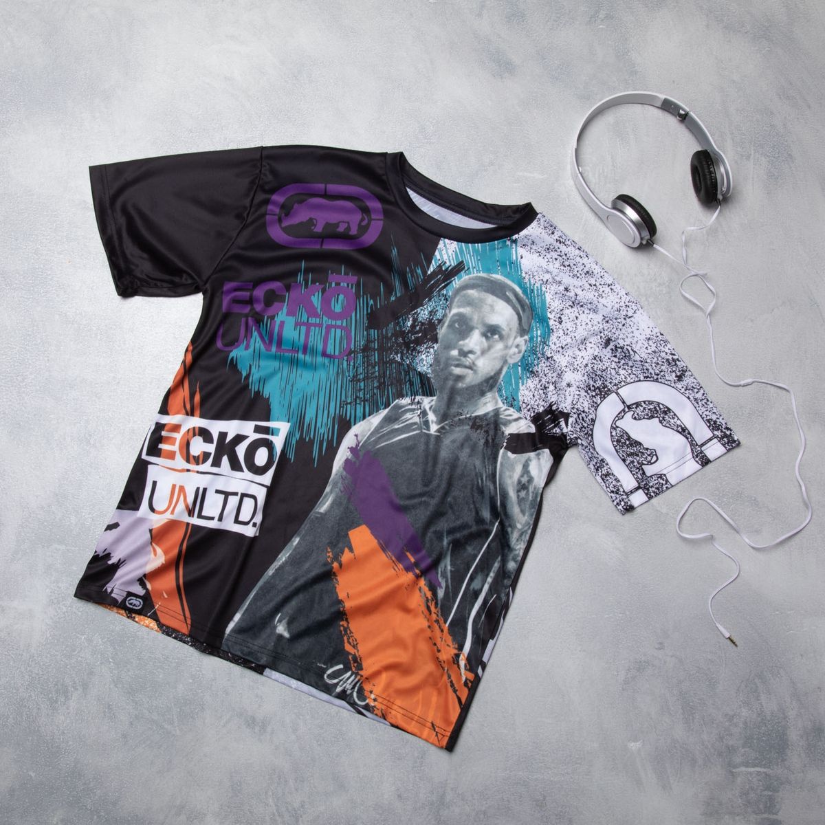 ECKO - Polera Print Algodón Niño