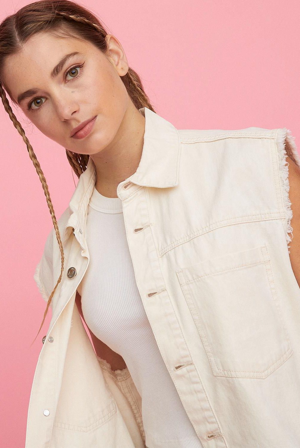 SYBILLA - Chaqueta de Jeans Mujer
