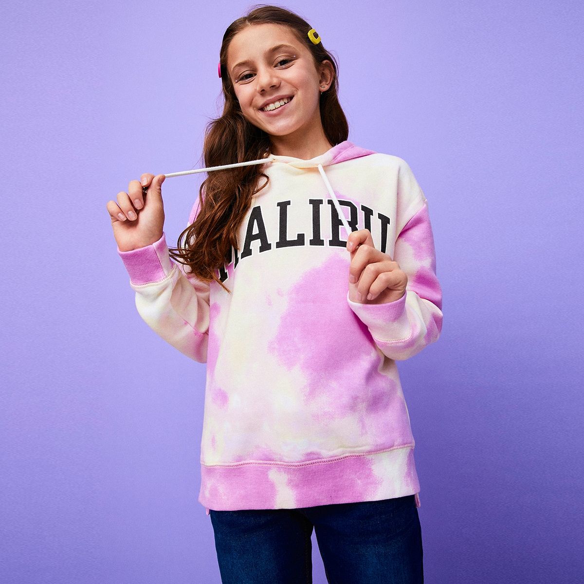 ELEVEN - Polerón Con capucha Algodón Niña