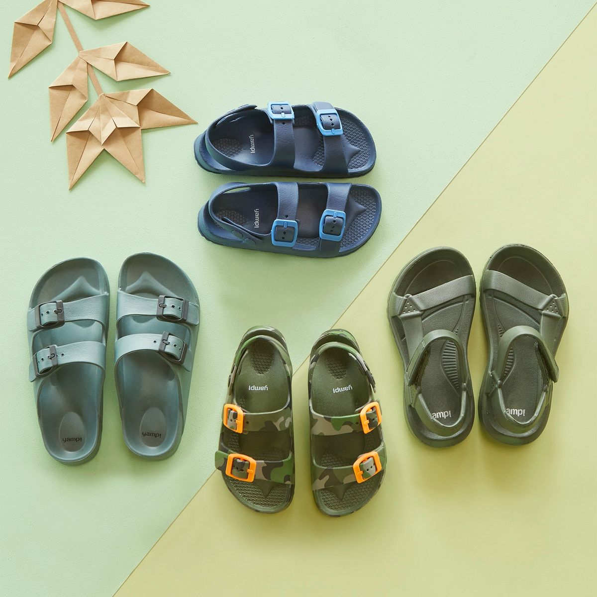 YAMP - Sandalia Niño Verde