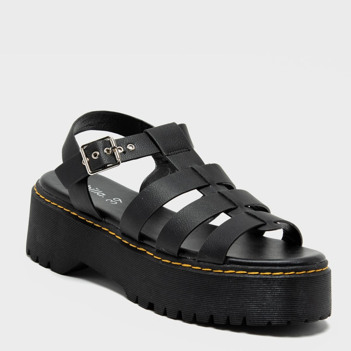 SYBILLA - Sandalia Mujer Negro