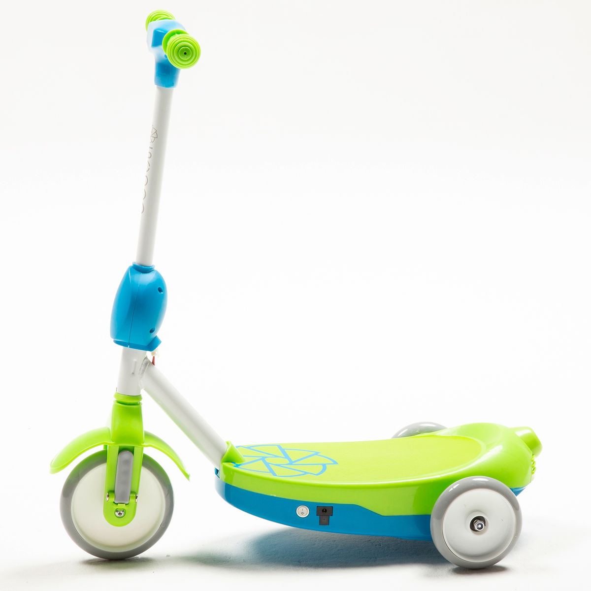 SCOOP - Scooter Eléctrico Verde Con Celeste 3 Ruedas Scoop