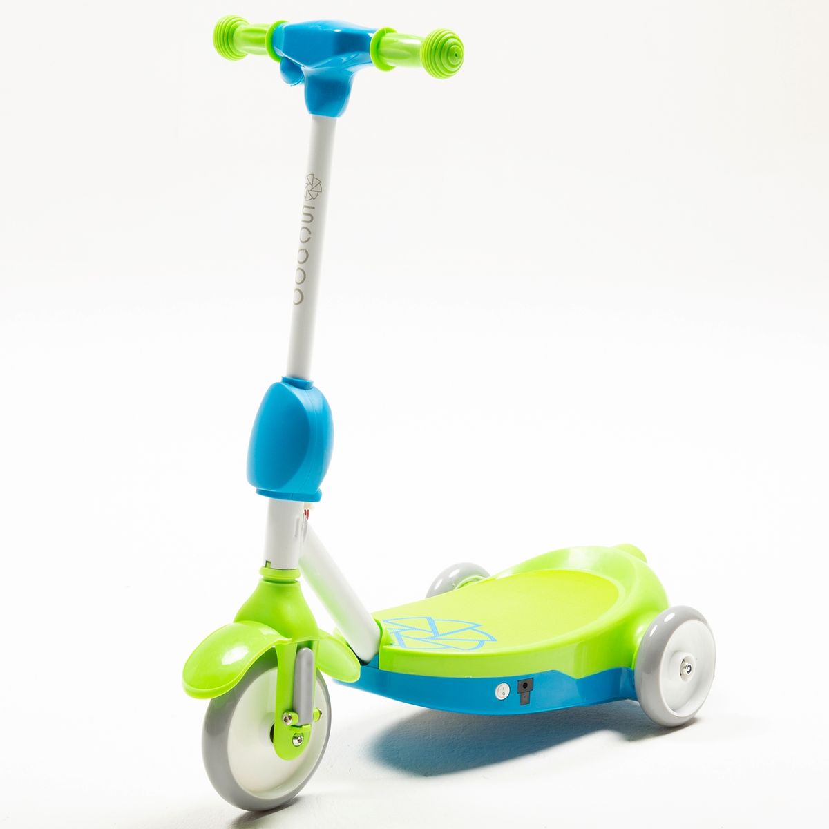 SCOOP - Scooter Eléctrico Verde Con Celeste 3 Ruedas Scoop