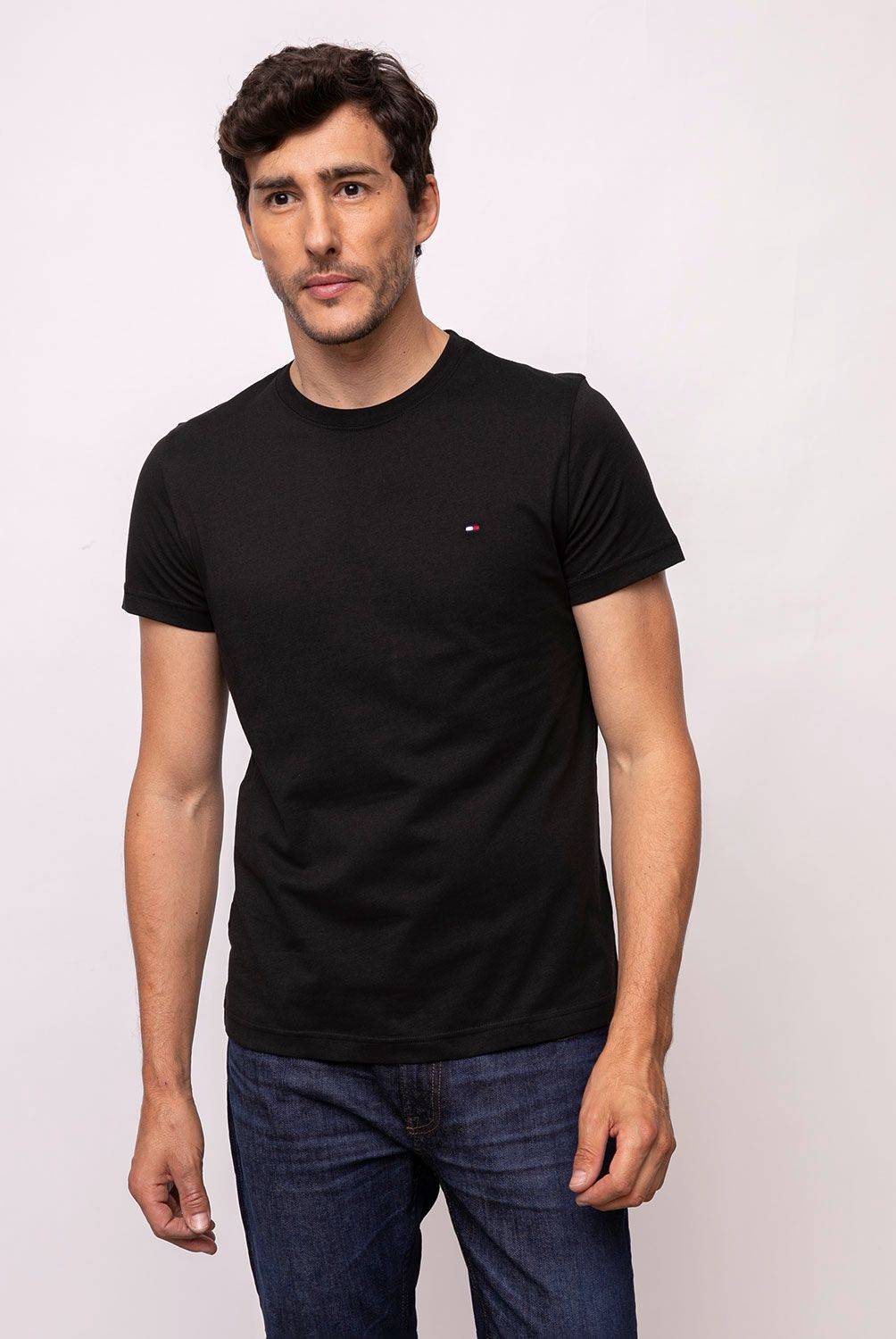 TOMMY HILFIGER - Polera Cuello Redondo Hombre Tommy Hilfiger