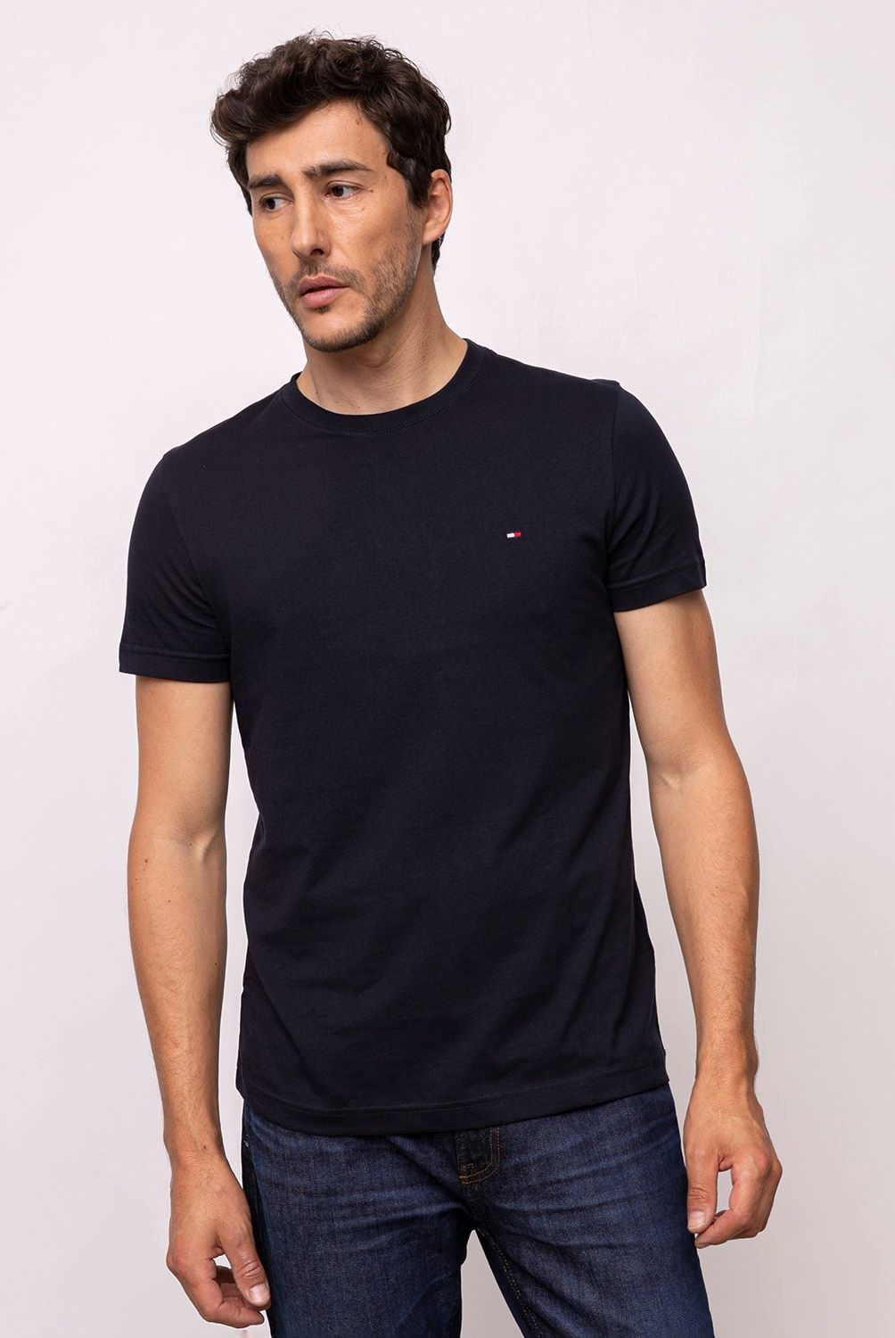 TOMMY HILFIGER - Polera Cuello Redondo Hombre Tommy Hilfiger