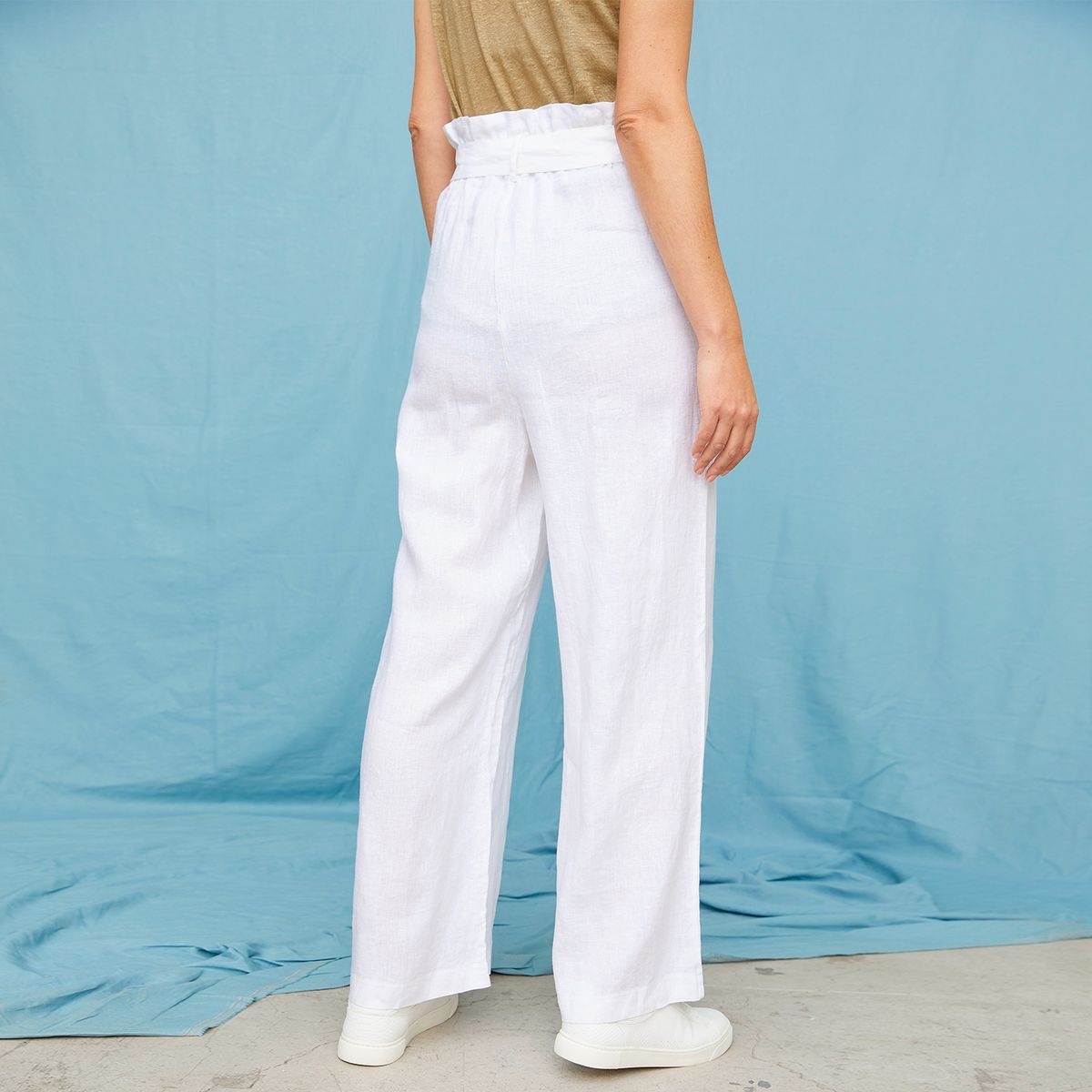 APOLOGY - Pantalón Lino Mujer By Cecilia Bolocco