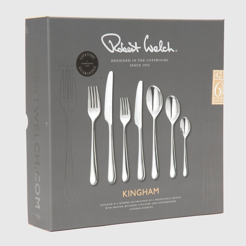 ROBERT WELCH - Juego de Cubiertos 42 Piezas Kingham Robert Welch