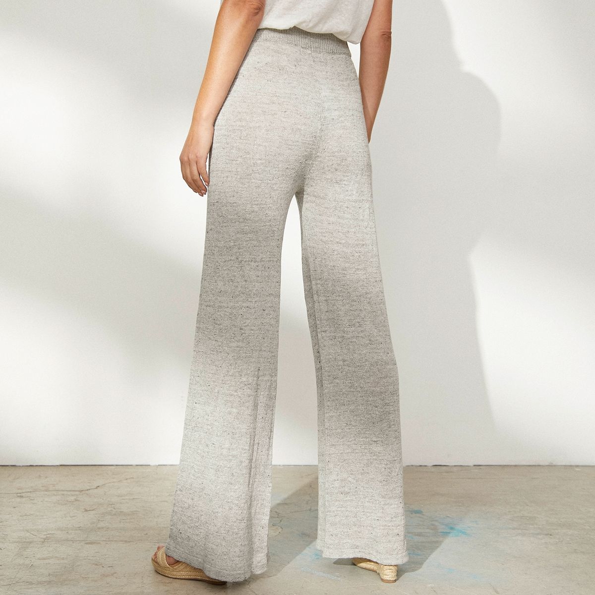 APOLOGY - Apology Pantalón Lino Palazzo Tiro Alto Mujer By Cecilia Bolocco