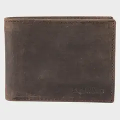 AMERICANINO - Billetera De Cuero Café Hombre Con Monedero