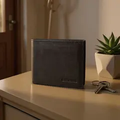 AMERICANINO - Billetera de Cuero Hombre