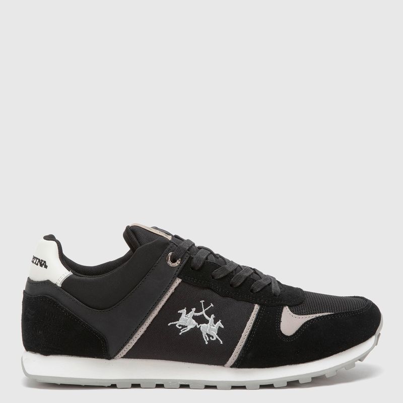 LA MARTINA - Zapatilla Urbana Hombre Negro La Martina