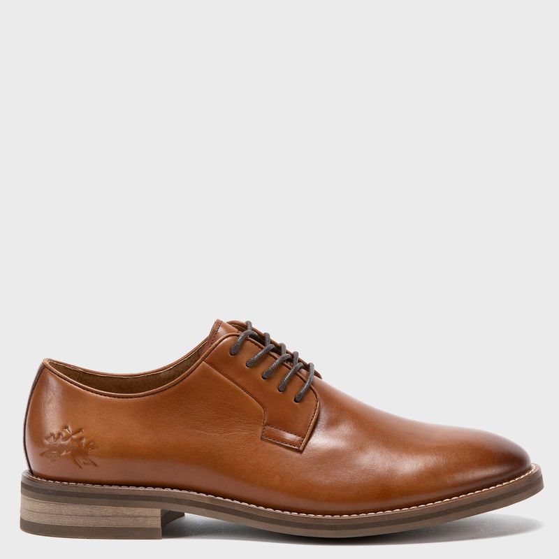 LA MARTINA - Zapato Casual Hombre Cuero Café La Martina