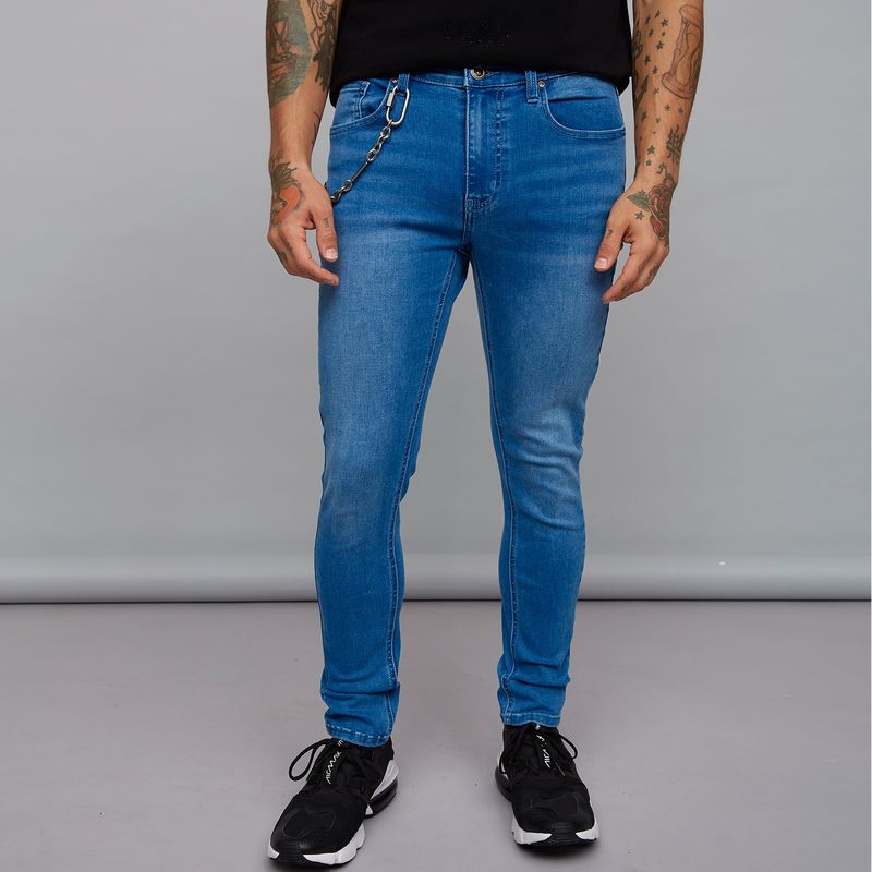 MOSSIMO - Jeans Super Skinny Algodón Hombre Mossimo