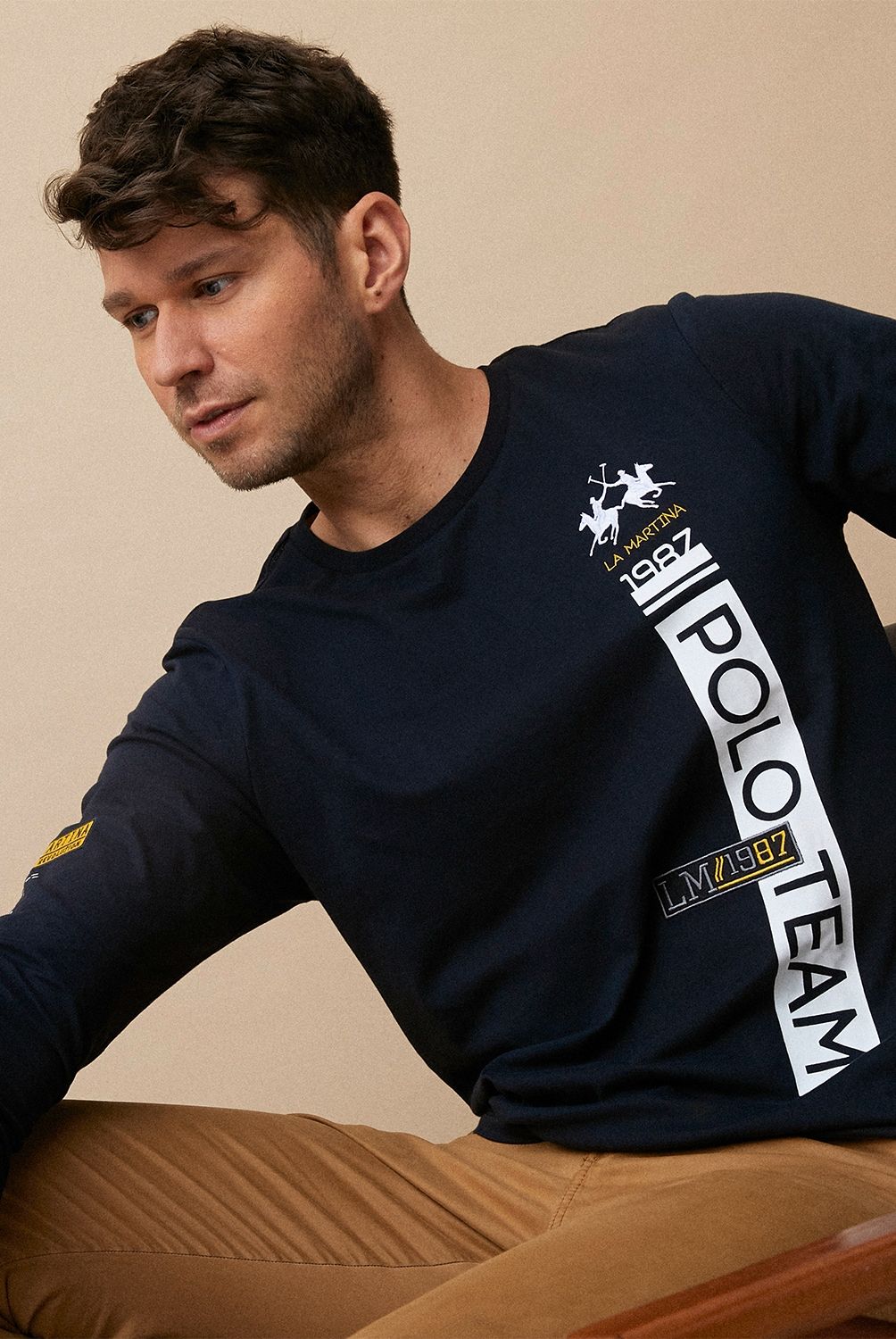 La Martina - La Martina Polera Manga Larga Hombre