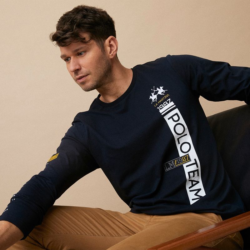 La Martina - La Martina Polera Manga Larga Hombre