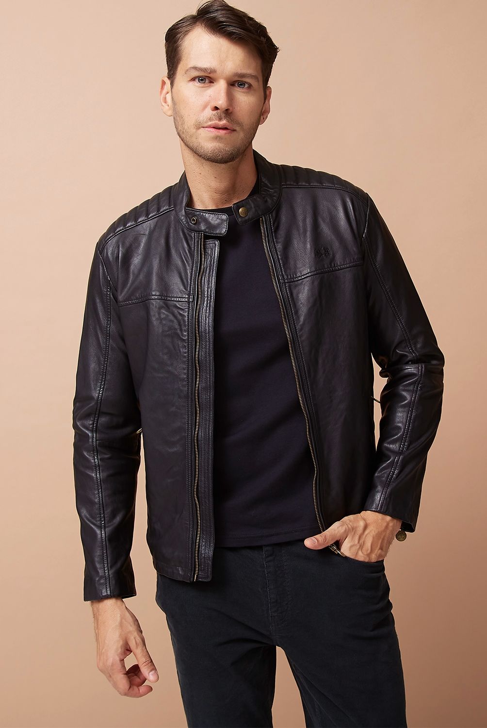 LA MARTINA - La Martina Chaqueta 100% Cuero Hombre