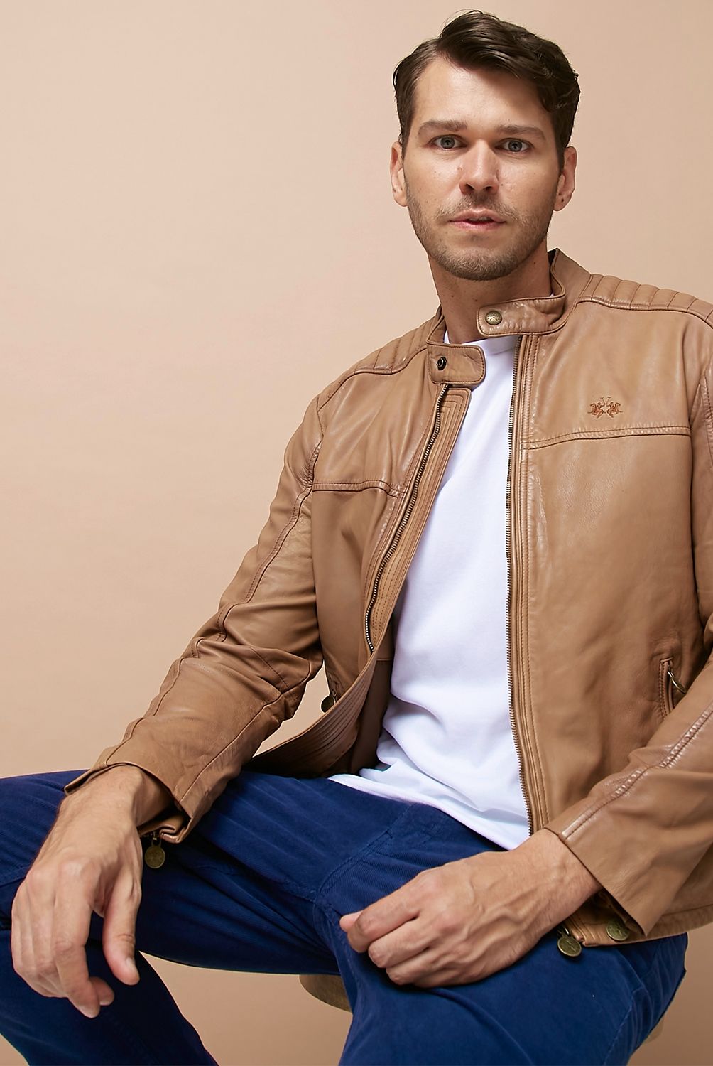 LA MARTINA - La Martina Chaqueta 100% Cuero Hombre