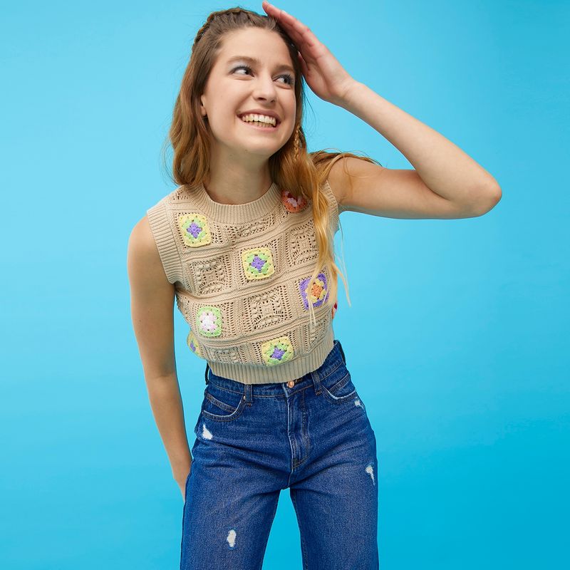 SYBILLA - Polera Tejida Mujer